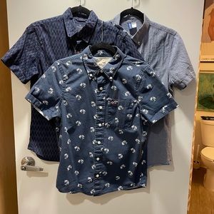 3 mens shirt bundle size xs